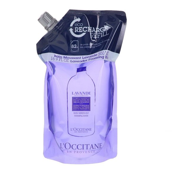 L'Occitane Lavender Foaming Bubble Bath Refill Pack 16.9 oz NEW